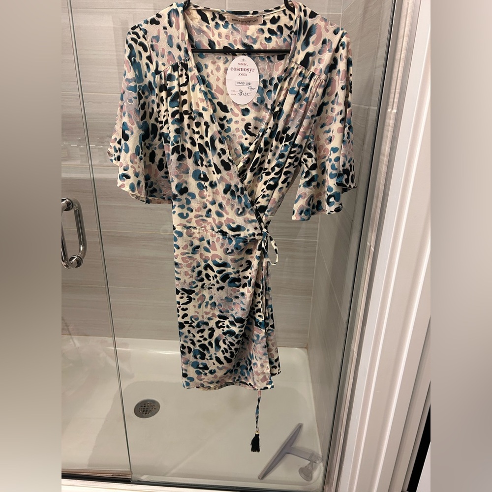 Tiger Wrap Around Dress